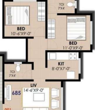aditya royale apartment 2 bhk 685sqft 20213926103926