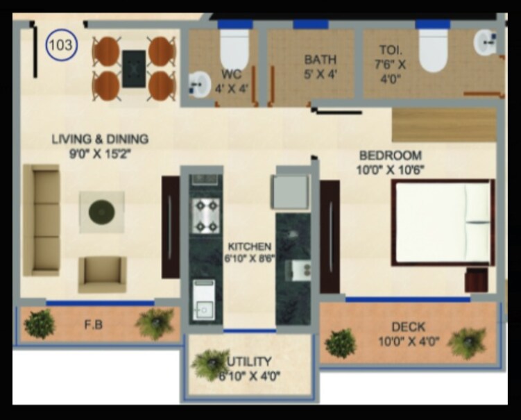 aims sea view apartment 1 bhk 589sqft 20200729110726