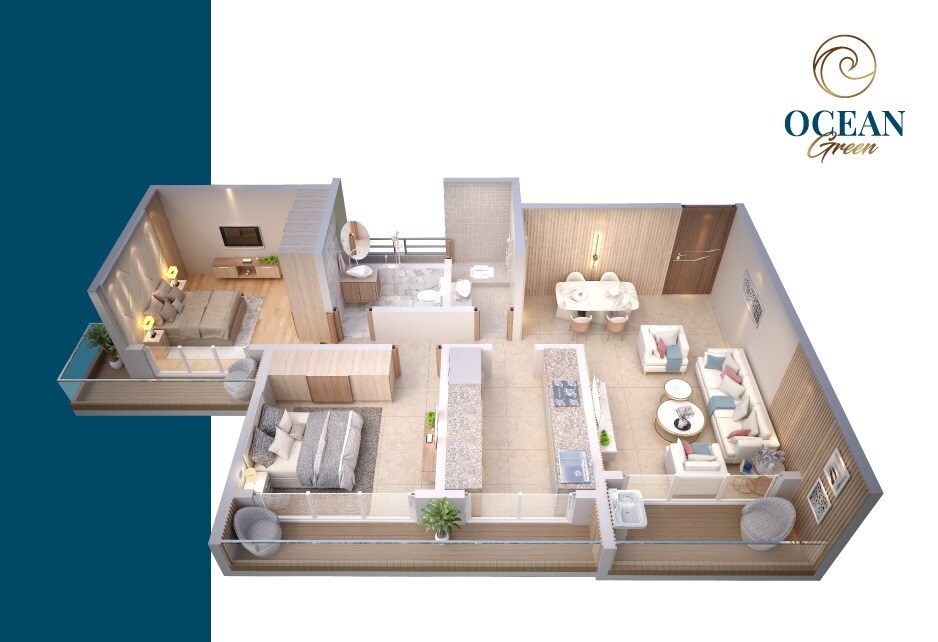2 BHK 500 Sq. Ft. Apartment