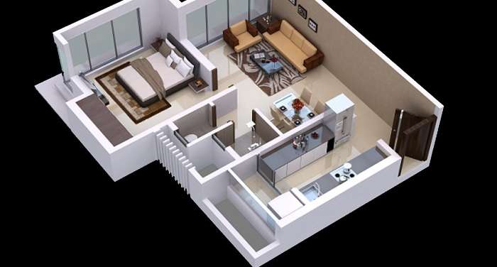 ambika estate phase 1 apartment 1 bhk 379sqft 20233521143555