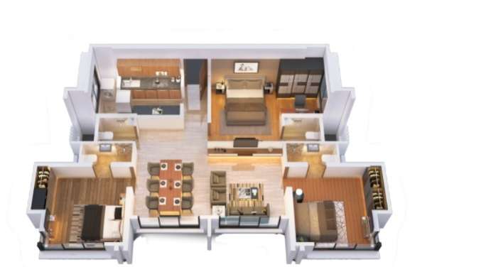 ambika estate phase 1 apartment 3 bhk 905sqft 20233521143517
