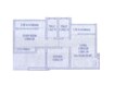 Annapurna Aquarius 1 BHK Layout