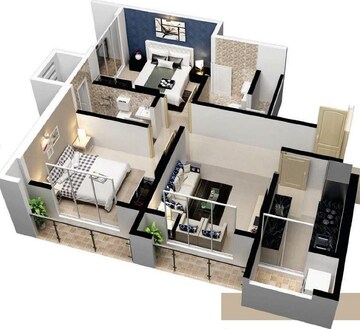  2 BHK Apartment at ARCJ Bhalchandra Heights, Vartak Nagar – for Sale