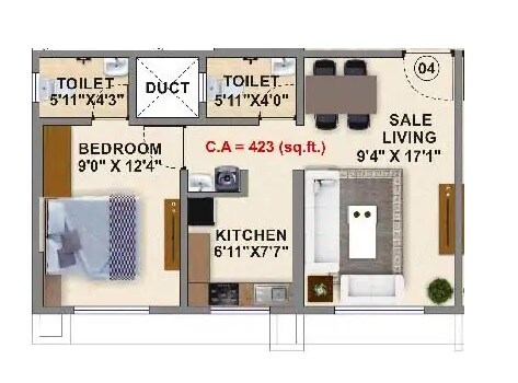 Other, ashwamedh-blue-berry 1 Bedroom 423 Sq.Ft. Apartment In Panch Pakhadi Thane 6707916