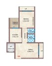 Avishkar Prakruti Sparsh 1 BHK Layout