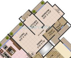 Other, bhoomi-acres 1 Bedroom 484 Sq.Ft. Apartment In Waghbil Thane 7347722