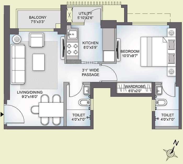 birla vanya apartment 1 bhk 448sqft 20224903144927