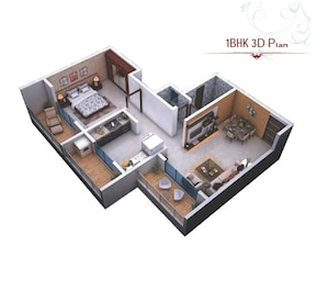 1 BHK 638 Sq. Ft. Apartment in Continental Acropolis