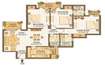 Cosmos Merry Park 3 BHK Layout
