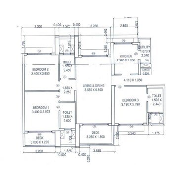  3 BHK Apartment at Courtyard by Narang Realty and The Wadhwa Group, Pokhran Road No Two – for Sale