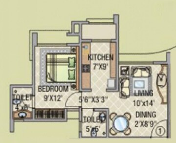  1 BHK Apartment at D V Shree Shashwat, Mira Road – for Sale