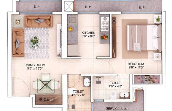 damji shamji mahavir spring tulip phase 1 apartment 1 bhk 460sqft 20201716161700