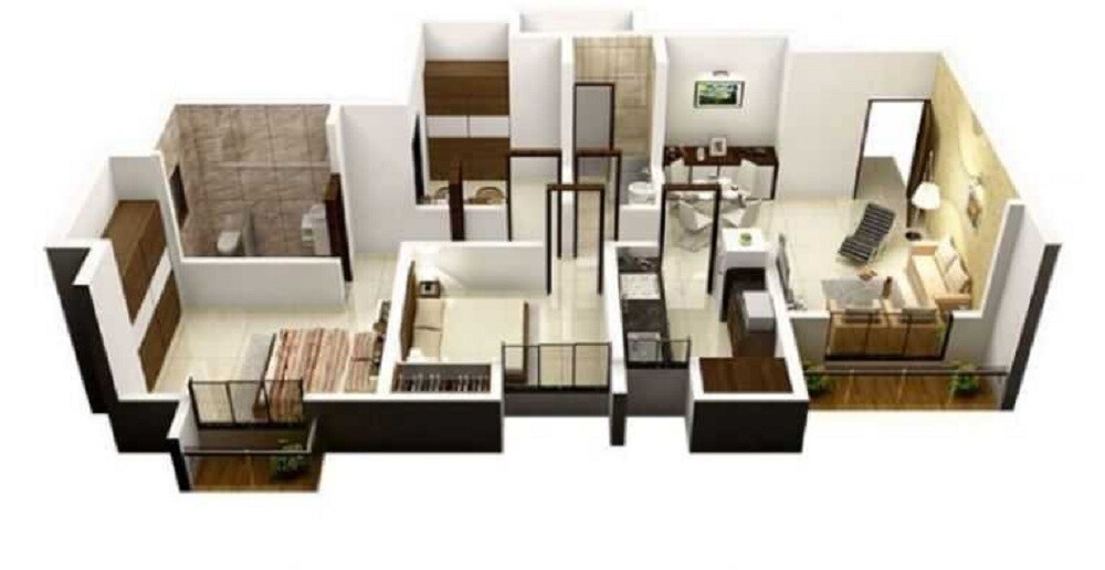 Other, dosti-planet-north 2 Bedroom 553 Sq.Ft. Apartment In Shilphata Thane 6521164