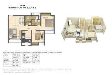  2 BHK Apartment at Dosti Planet North Onyx, Shilphata – for Sale