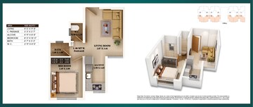  1 BHK Apartment at Dosti West County, Balkum Pada – for Sale