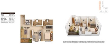  1 BHK Apartment at Dosti West County, Balkum Pada – for Sale
