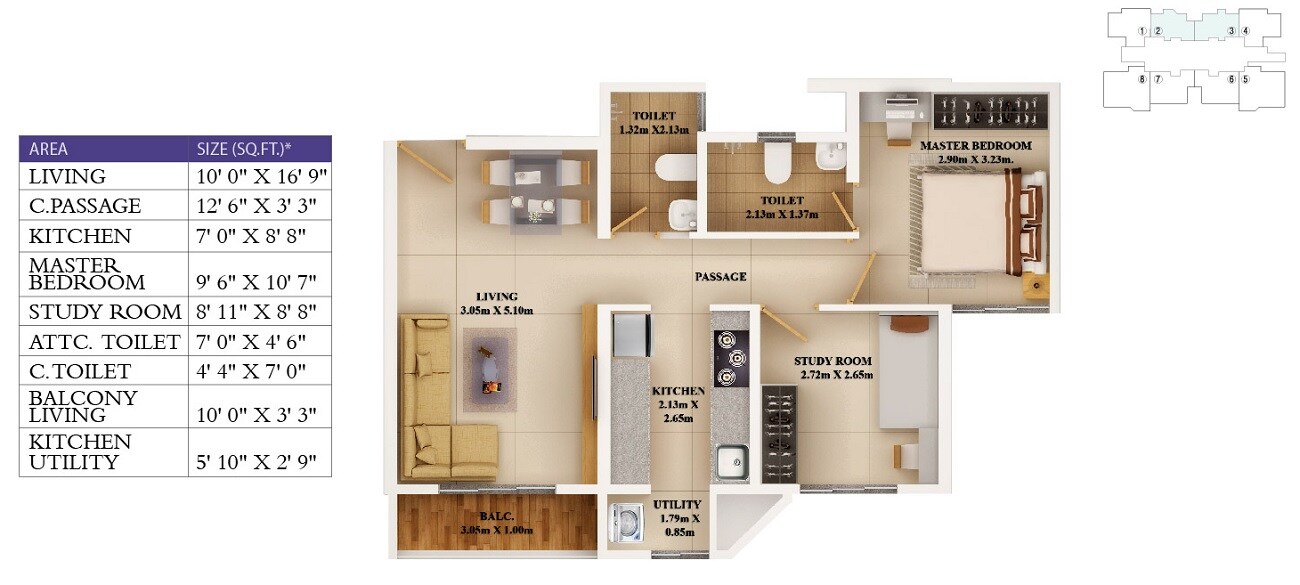 Other, dosti-west-county 2 Bedroom 747 Sq.Ft. Apartment In Balkum Pada Thane 5887990