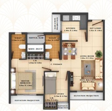  2 BHK Apartment at Dosti West County Phase 2 Dosti Cedar, Balkum Pada – for Sale