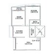 Elite Crystal 2 BHK Layout