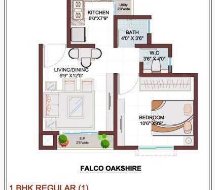falco oakshire apartment 1 bhk 475sqft 20204210174205