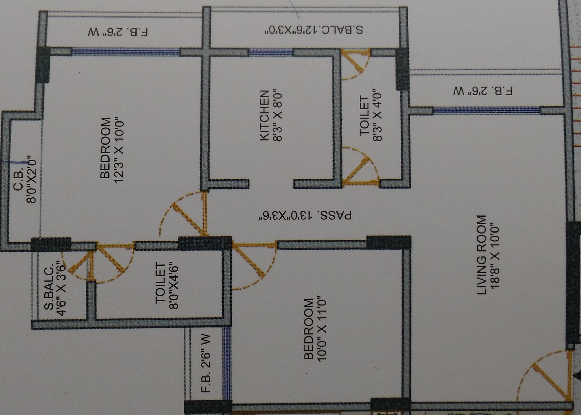 Fenklin Belleza 2 BHK Layout