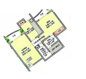 1 BHK 446 Sq. Ft. Apartment in Gaurav Purushottam Nayan Apartment
