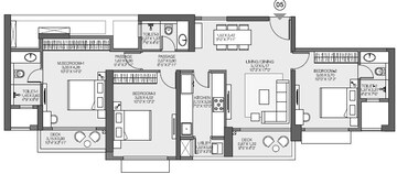  3 BHK Apartment at Godrej Ascend, Kolshet Road – for Sale