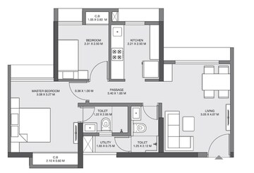  1 BHK Apartment at Godrej Emerald, Ghodbunder Road – for Rent