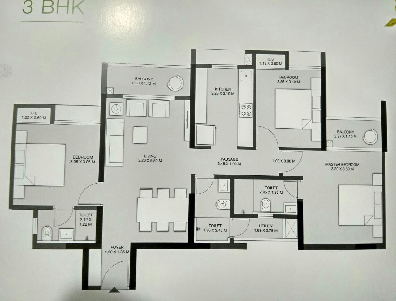 Other, godrej-emerald 3 Bedroom 990 Sq.Ft. Apartment In Ghodbunder Road Thane 8727522