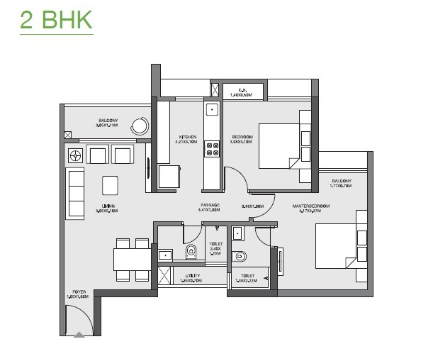 Other, godrej-emerald-vista 2 Bedroom 641 Sq.Ft. Apartment In Ghodbunder Road Thane 7342622
