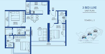  3 BHK Apartment at Godrej Exquisite, Vijay Nagari – for Sale