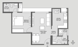 1 BHK Apartment For Rent in Godrej Nirvaan Saravali Thane  8098044