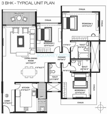  3 BHK Apartment at Godrej Pine, Kolshet – for Sale