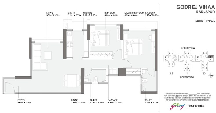 Other, godrej-vihaa 2 Bedroom 712 Sq.Ft. Apartment In Badlapur East Thane 8137516