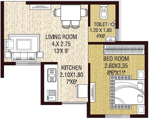 golden vann phase 2 apartment 1 bhk 262sqft 20221821161859