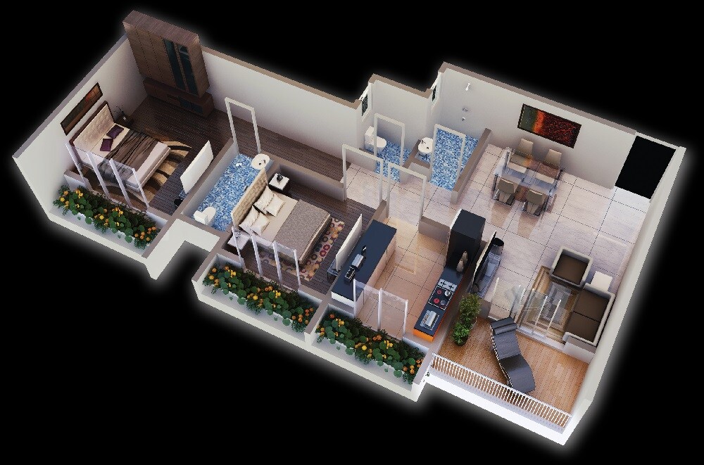 Other, gopal-krishna-square 2 Bedroom 1080 Sq.Ft. Apartment In Kalyan East Thane 7913350