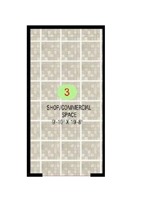 Floor plan of 197 Sq. Ft. Retail Shop in GPS Sumant CHS, Thane