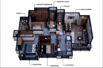  2 BHK Apartment at Gurukrupa Guru Atman Phase 2, Yogidham – for Sale