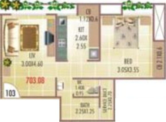 Other, haware-estate 1.5 Bedroom 703 Sq.Ft. Apartment In Kasarvadavali Thane 7724938