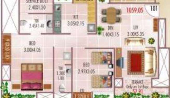 haware estate apartment 2bhk 1059sqft 20205301115352