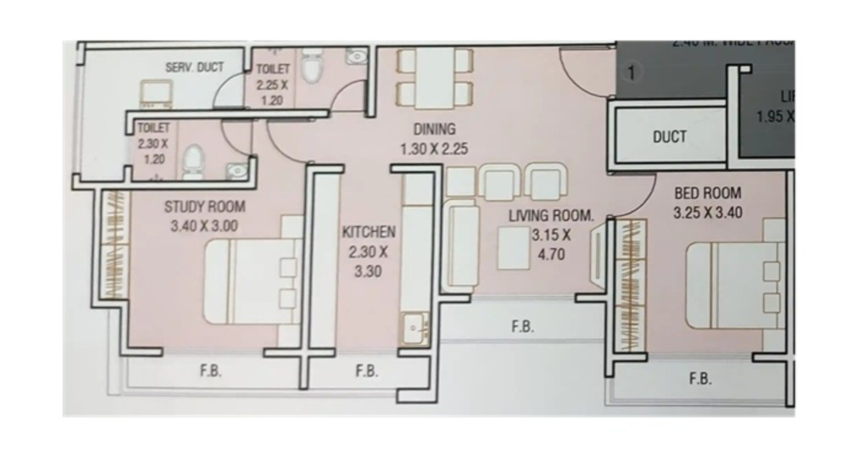 haware intelligentia spectrum apartment 2 bhk 535sqft 20254329114358