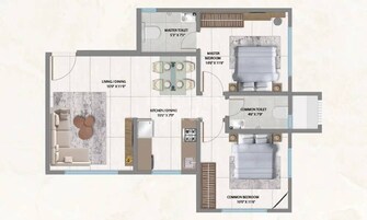 2 BHK Apartment For Resale in Haware My First Home Shilphata Thane  7628148