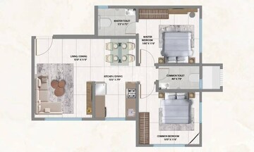  2 BHK Apartment at Haware My First Home, Shilphata – for Sale
