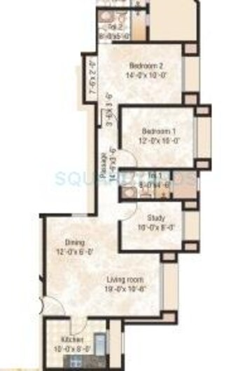  2 BHK Apartment at Hiranandani Canary, Hiranandani Estate – for Rent
