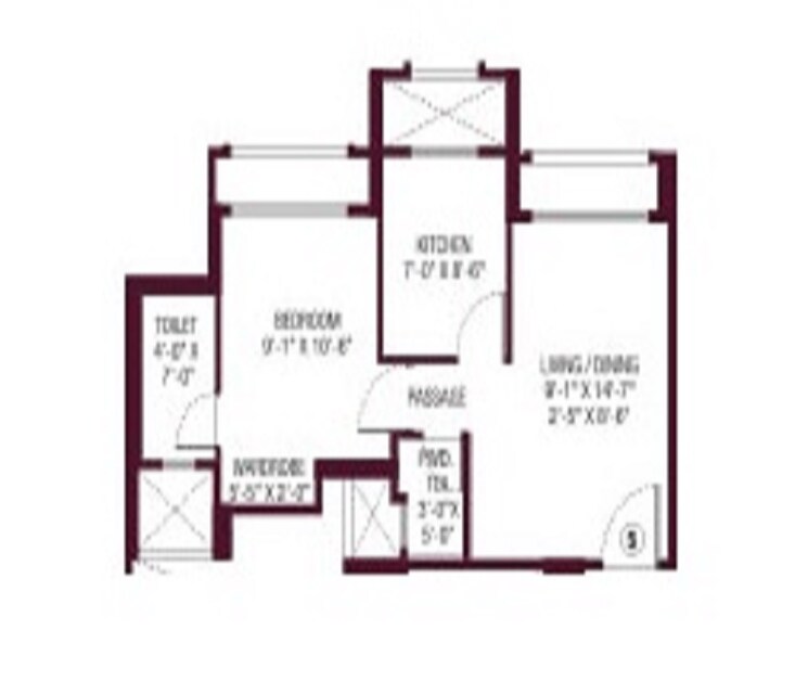 Other, hiranandani-estate 1 Bedroom 439 Sq.Ft. Apartment In Ghodbunder Road Thane 8801610