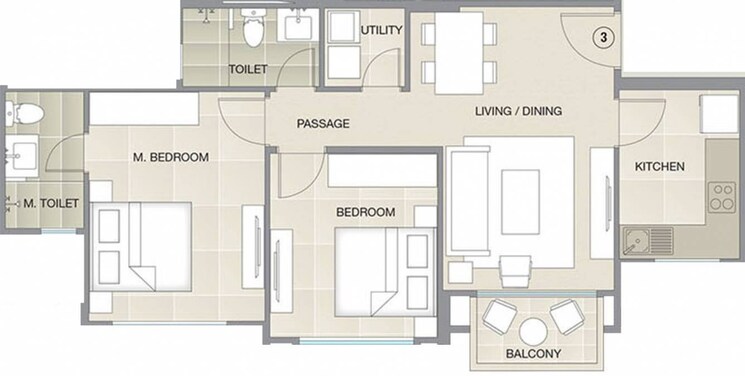 Other, hiranandani-estate-barca 2 Bedroom 642 Sq.Ft. Apartment In Hiranandani Estate Thane 8708331