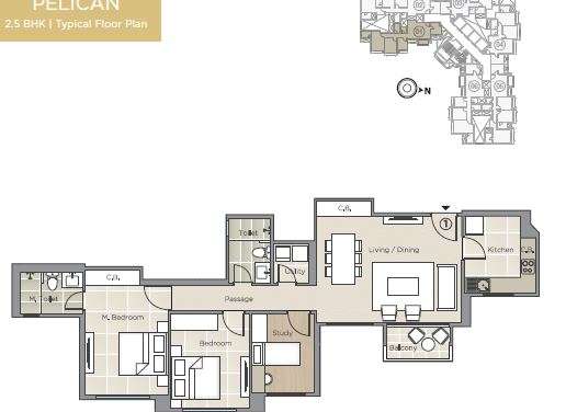hiranandani estate pelican apartment 2 bhk 858sqft 20200118140157