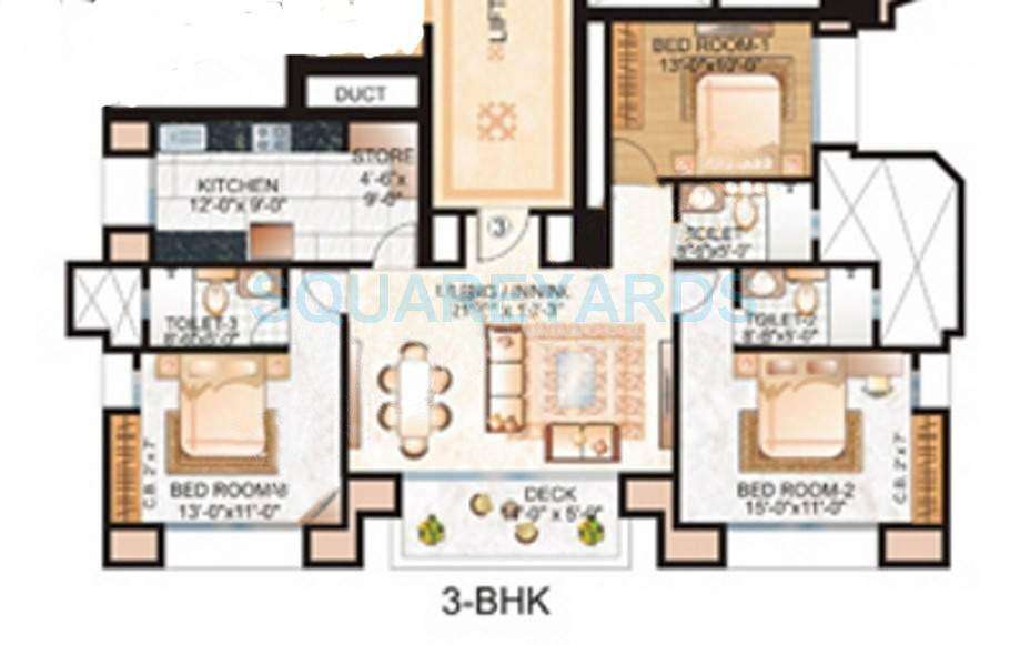 hiranandani estate rodas enclave apartment 3 bhk 1690sqft 20200005150021
