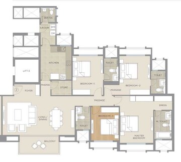  4 BHK Apartment at Hiranandani Lake Encalve Glendale, Ghodbunder Road – for Sale