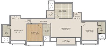  3 BHK Apartment at Hiranandani Lake Enclave, Ghodbunder Road – for Rent